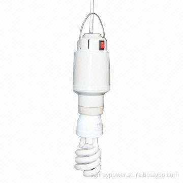 New out door battery lamp holder with built-in mini inverter, hybrid inverter